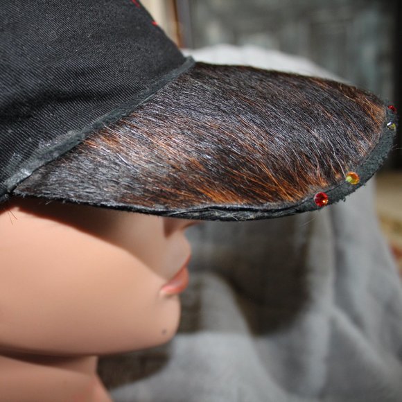 Antonio Banderas Spirit Custom Hair On Hide Barrel Racer Black Hat, Cap One Size - Picture 3 of 9